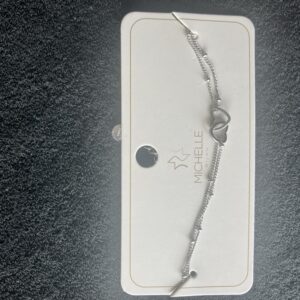 Armband dubbel zilver stainless steel