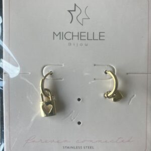 Oorbellen goud stainless steel